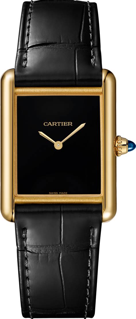 cartier tank black gold|cartier tank must.